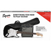 Gitara SET Stratocaster Black Squier+ kombo 10G Frontman Fender