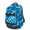Stil Školský batoh Midi Geometric modrá 26 l