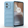 PROTEMIO 116061 STEPS Ochranný kryt pre Motorola Moto G54 5G / G54 Power Edition 5G svetlomodrý
