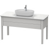 DURAVIT Luv stojaca skrinka pod umývadlo, pod dosku, 1 zásuvka, 1338 x 570 x 743 mm, nordická biela matná lakovaná, LU956103939