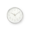 Hodiny analógové NEDIS biele/strieborné CLWA015PC30SR 30 ...