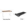 BalanzaDesk PRO + chodiací pás Z1 fold Veľkosť stolovej dosky: L - 138,5x80cm, Bezdrôtová nabíjačka - neviditeľná pod stolovou doskou: Je súčasťou stola +50€