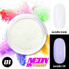 Neónový pigment na nechty v prášku, neónová UV farba, pigment 0,6 g, číslo 01