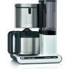 Bosch TKA8A681, Kávovar, 1,1 L, Mletá káva, 1100 W, Čierna, Nerezová oceľ, Biela