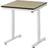 Pracovný stôl, elektricky výškovo prestaviteľný ,MDF doska, nosnosť 150 kg RAU