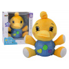 LEAN Toys Plyšová kačica interaktívna hrajúca žltá 19 cm