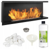 Rohový bio krb 1200 mm line-P 120 cm vpravo (Rohový bio krb 1200 mm line-P 120 cm vpravo)