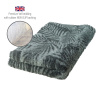 DRYBED Premium Vet Bed Listy šedý 100 x 75 cm