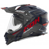 NOX prilba N312 Vapor 2025 čierna, modrá, červená, veľ. XS