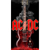 CUKROVÁ TLAČ jedlý obrázok na tortu Cukrová hmota AC/DC PWR/UP ACDC + MENO