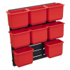 Qbrick Boxy Organizer náhradný, ONE200, Organizer XL, TWO 9 dielna sada, na stenu