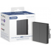 Aqara Smart Wall Switch H1 Grey Dvojitý vypínač, bez nulového vodiča WS-EUK02-G