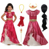 Kostým pre dievča - Šaty Peruka Elena od Avalor 128/134 ( (Šaty Peruka Elena od Avalor 128/134 ()