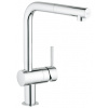 GROHE Minta Páková drezová batéria,obmedzovač prietoku,otočná výtoková trubica,chróm 32168 GRO 32168000