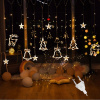Vianočné osvetlenie - VIANOČNÁ ZÁCLONA SOBÍ LED lampy 2,5m GIRLAND (Vianočné osvetlenie - VIANOČNÁ ZÁCLONA SOBÍ LED lampy 2,5m GIRLAND)