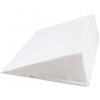 Froté klínový podhlavník 80x50 výška 20cm bílá