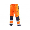 CXS Canis CXS Nohavice CARDIFF, výstražné, zateplené, pánske, oranžové - XXXL Oranžová-Modrá, XXXL