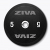 ZIVA XP2 Rubber Black Bumper Disc 5kg olympijský kotúč 50mm