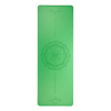 BODHI Jóga podložka PHOENIX Mat, Yantra Mandala, 185 x 66 x 0,4 cm, zelená