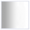 vidaXL Zrkadlo biele 50x50 cm - Biela - 172427-106696