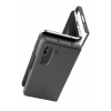 Ochranný kryt Cellularline Fit Duo pre Samsung Galaxy Z Fold5, PU koža, čierny