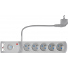 Getfort napájací pásik 5P 1,5 m USB sivý