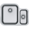 FRANKE Spark SRX 160/2 nerezový dvojdrez, ľavý, spodná montáž, 580 x 450 mm, 122.0736.139