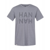 Pánske tričko Hannah Grem steel gray mel (black) XXL