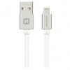 Swissten Datový Kabel Textile Usb / Lightning 1,2 M Stříbrný 71523203