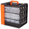 Uzavretý organizér, uzavretá nádoba Tactix 40,4 x 39,4 x 30,7 mm 11 ks
