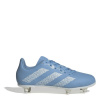 adidas Rugby Soft Ground Football Boots Childrens Light Blue 2 (34)