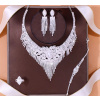 Naishide Jewelry Trblietavá štrasová 4-dielna súprava so strapcami Indian