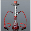 Vodná fajka SHISHA 47cm/2 FIRE červená s kufríkom