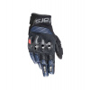 Rukavice HALO, ALPINESTARS (černá/modrá) 2025 3XL
