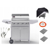 Plynový gril - 5in1 liatinový plyn z nehrdzavejúceho plynu (5in1 liatinový plyn z nehrdzavejúceho plynu)