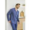 Taro Darek 3485 long/r 5XL-6XL Z25/26 pánske pyžamo bez gombíkov džínovina 6XL