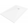 Mexen Stone+ obdĺžniková kompozitová sprchová vanička 100 x 80 cm, biela, biely kryt - 44108010-W