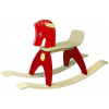 Dřevěný houpací kůň červený
