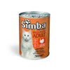 MONGE SIMBA Cat Chunks with turkey and kidney 415g konzerva pre dospelé mačky