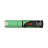Popisovač kriedový Uni PWE-8K fluor 8 mm fluor zelený