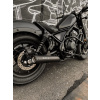 Miller Exhaust Miller - Homologizovaná koncovka výfuku pre Honda Rebel CMX 500 2017-2020, Farba výfukového systému Farba výfuku: Čierna, Typ: Standard