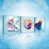 Obraz na plátne viacdielny - OB2578 - Ľadové kráľovstvo Elsa a Anna 75cm x 25cm - S13