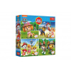 Trefl Puzzle 4v1 Tlapková patrola / Paw Patrol 18,5 x16cm v krabici 20x20x5cm
