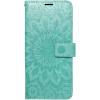 Diárové puzdro na Samsung Galaxy S23+ 5G S916 MEZZO Mandala zelené