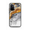 TopQ Zadný pevný kryt LUXURY na Xiaomi Redmi Note 12S Marble šedo-zlatý
