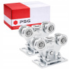 Pojazdný vozík 80x80x5 mm pre posuvnú bránu