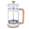 Skleněná konvička french press Orion WHITELINE 1 l