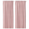 Závesy do detskej izby - IKEA SANELA Zatemňovacie závesy ružové 140x300cm (Závesy do detskej izby - IKEA SANELA Zatemňovacie závesy ružové 140x300cm)