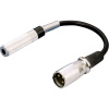 Monacor MCA-15/2 audio adaptér [1x XLR zástrčka - 1x jack zásuvka 6,35 mm] 15 cm; 0060350
