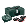 METABO Basic-Set 3 x LiHD 4,0 Ah + ML 685133000